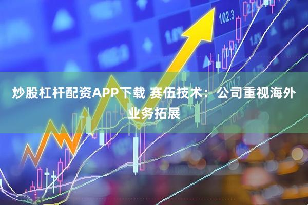 炒股杠杆配资APP下载 赛伍技术：公司重视海外业务拓展